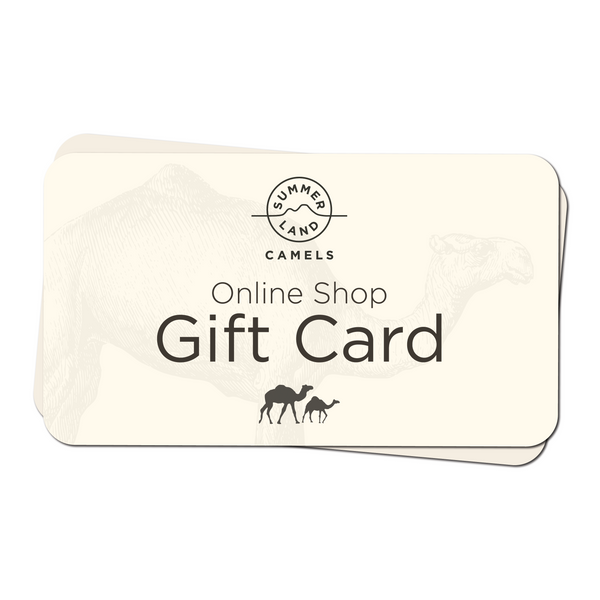 Summer Land Camels Gift Card