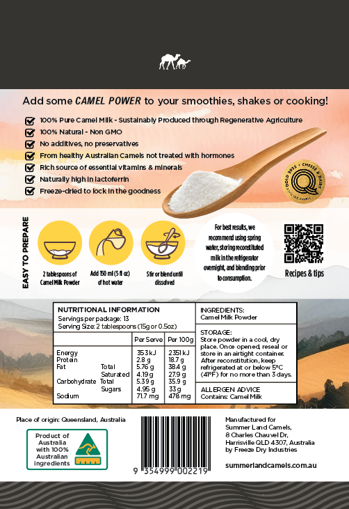 Camel Milk Powder 200g