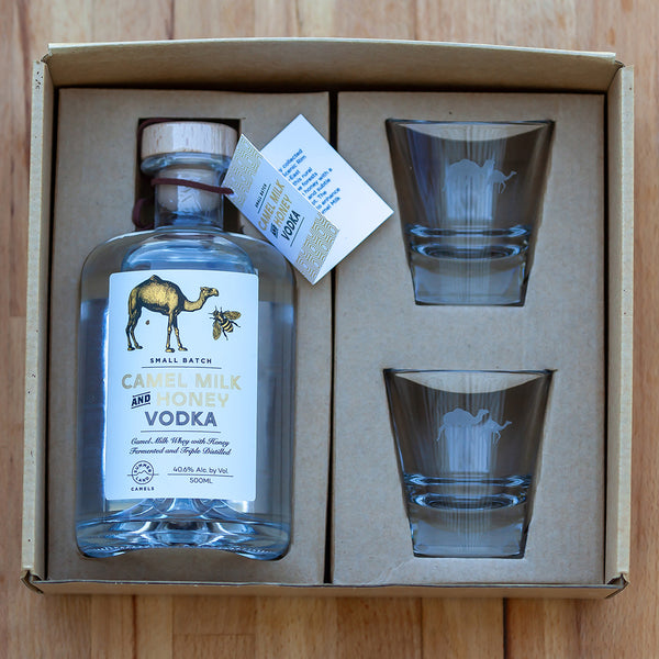 Camel Milk & Honey Vodka Gift Set