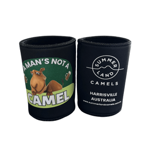 'A man's not a Camel' Stubby Cooler - Summer Land Camels