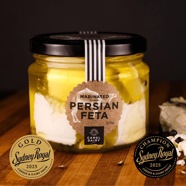 Camel Milk Marinated Cheese - Persian Feta Style - Summer Land Camels