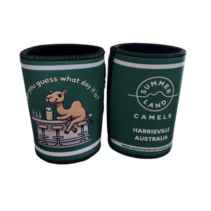 Can you guess what day it is? Stubby Cooler - Summer Land Camels