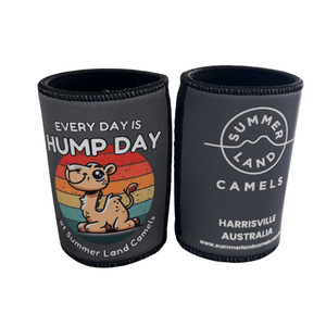 Every Day is Hump Day (Rainbow) Stubby Cooler - Summer Land Camels