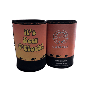 It's Beer O'Clock Stubby Cooler - Summer Land Camels